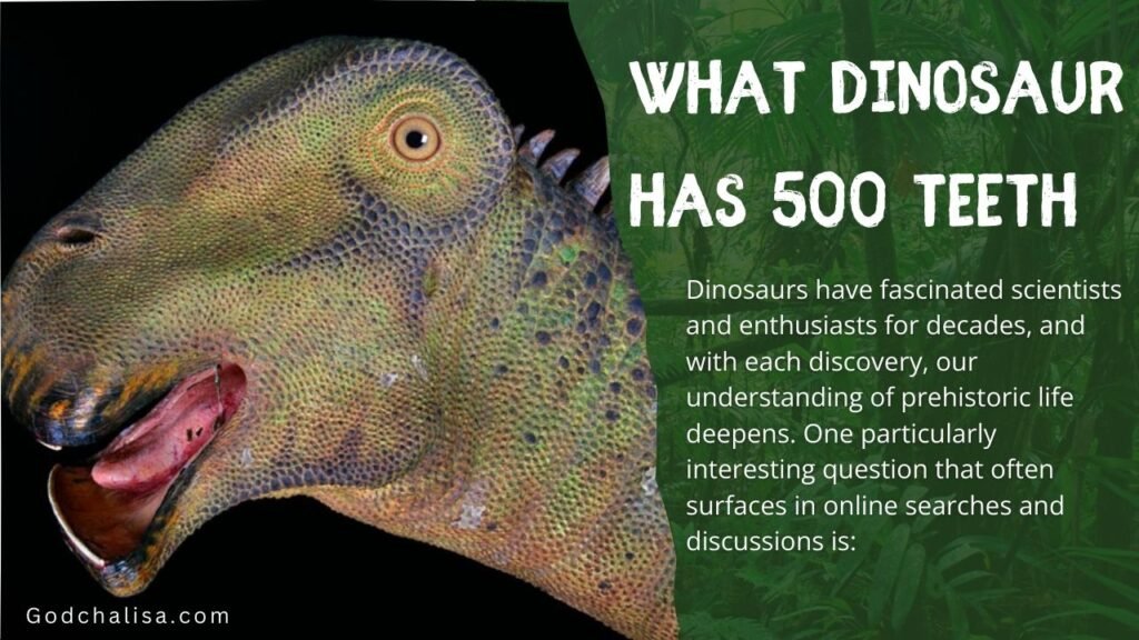 What Dinosaur Has 500 Teeth